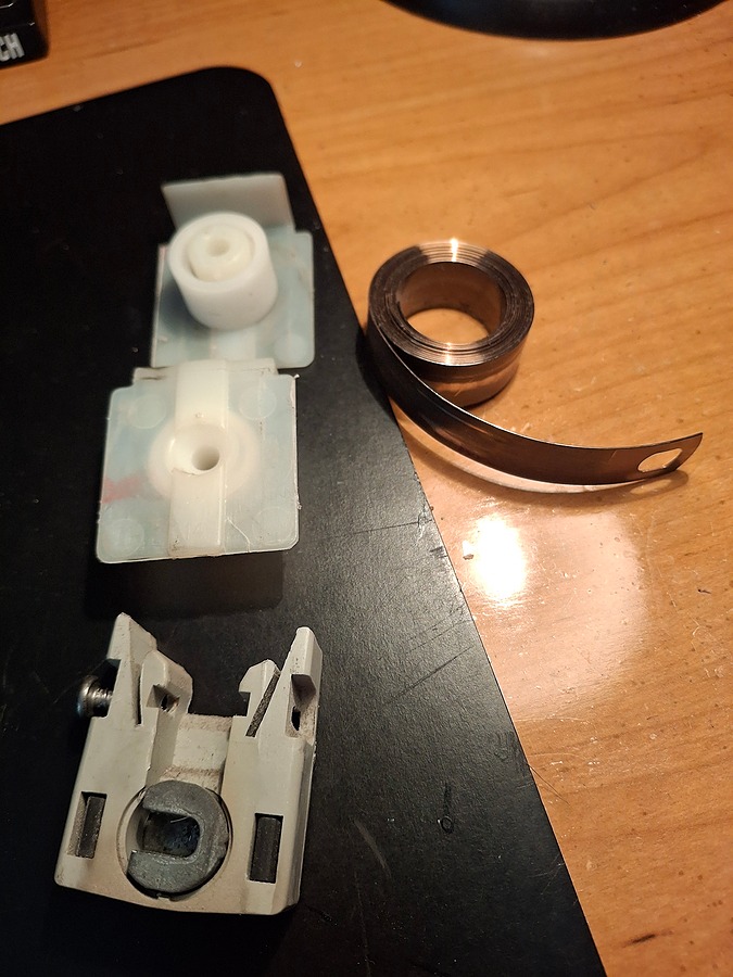 Upper sash left side Window balance coil spring, 1